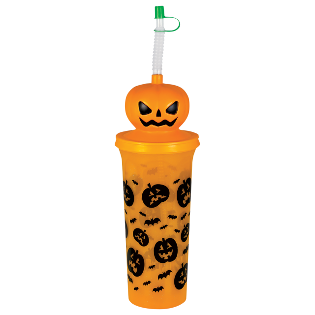 Pumpkin Topper Souvenir Drink Cup